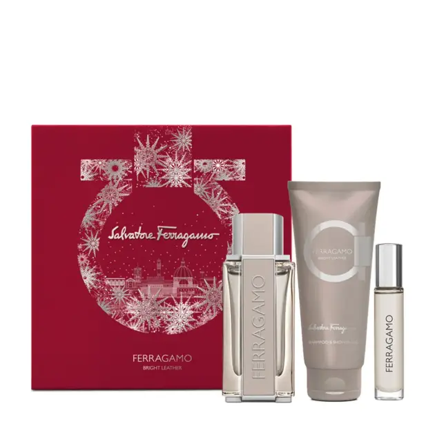 Ferragamo Bright Leather Gift Set